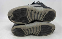 Load image into Gallery viewer, Nike Kids Air Jordan 12 Retro Gray Black Lace-Up Sneaker Shoes Size 5.5Y