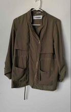 Load image into Gallery viewer, Guess Mens Green Olive Long Sleeve Zipper Utility Jacket Size SP