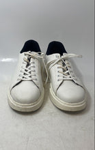 Load image into Gallery viewer, Zara Mens White Black Low Top Round Toe Lace-Up Sneakers Shoes Size EUR 42