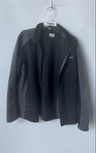 Load image into Gallery viewer, Columbia Mens Gray Black Long Sleeve Full-Zip Fleece Jacket Size Large