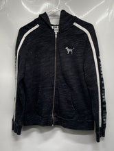 Load image into Gallery viewer, Victoria's Secret Pink Womens Gray Long Sleeve Pockets Full-Zip Hoodie Size M
