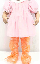 Load image into Gallery viewer, Pink Dress Curly Black Hair Brown Eyes Collectible Porcelain Fashion Doll