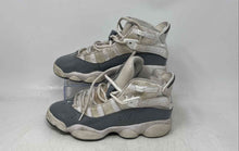 Load image into Gallery viewer, Nike Boys Air Jordan 6 Rings 323419-121 White Gray Sneaker Shoes Size 4.5Y