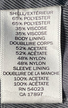 Load image into Gallery viewer, Banana Republic Mens Gray Pinstripe Notch Lapel Lined Two-Button Blazer Size 44R