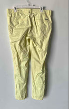 Load image into Gallery viewer, Armani Exchange Mens Yellow Flat Front Slim Fit Straight Leg Chino Pants Sz 34R