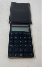 Load image into Gallery viewer, Canon X Mark I Black Solar Powered Handheld Calculator With Case Not Tested