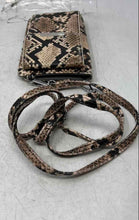 Load image into Gallery viewer, Enzo Angiolini Womens Multicolor Animal Print Shoulder Crossbody Handbag