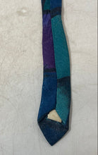 Load image into Gallery viewer, Florenzi Collection Mens Multicolor Abstract Print Adjustable Long Designer Tie