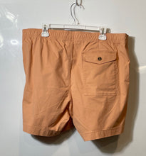 Load image into Gallery viewer, Express Mens Peach Flat Front Elastic Waist Drawstring Sweat Shorts Size XL