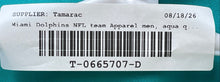 Load image into Gallery viewer, NFL Team Apparel Mens Aqua Miami Dolphins Quarter-Zip Sweatshirt Size L