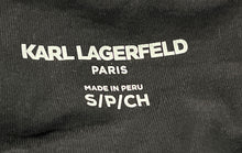 Load image into Gallery viewer, Karl Lagerfeld Mens Black Short Sleeve Crew Neck Pullover Graphic T-Shirt Size S