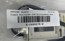 Load image into Gallery viewer, Olympus Pearlcorder J500 Battery Indicator Microcassette Recorder Untested