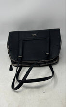 Load image into Gallery viewer, Guess Womens Black Faux Leather Shoulder Strap Zipper Medium Satchel Bag