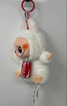 Load image into Gallery viewer, Pop Mart White Coca-Cola Labubu The Monsters Stuffed Toy Keychain