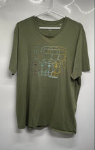 Load image into Gallery viewer, Karl Lagerfeld Mens Green Graphic Print Cotton Short Sleeve T-Shirt Size Large