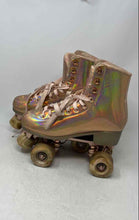 Load image into Gallery viewer, Impala Womens Gold Sporting Equipment High Top Lace-Up Roller Skate Size 8