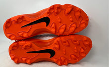 Load image into Gallery viewer, Nike Mens Force Savage Pro 2 Shark BV5448-100 White Orange Football Cleats Sz 18