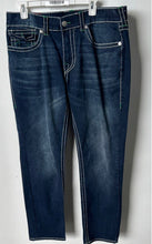 Load image into Gallery viewer, True Religion Mens Blue Medium Wash Relaxed Slim Straight Leg Jeans Size 36