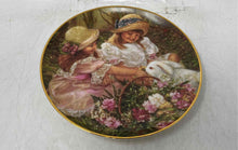 Load image into Gallery viewer, Reco Easter Morning Visitors Sandra Kuck Flowers Porcelain Collector Plate
