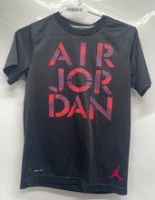 Load image into Gallery viewer, Jordan Kids Black Short Sleeve Crew Neck Graphic Pullover T-Shirt Size M