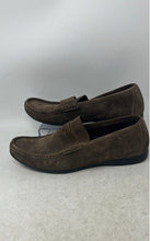 Load image into Gallery viewer, Bruno Magli Mens Brown Suede Round Toe Comfort Slip-On Penny Loafers Size 8