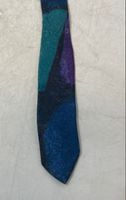 Load image into Gallery viewer, Florenzi Collection Mens Multicolor Abstract Print Adjustable Long Designer Tie