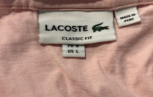 Load image into Gallery viewer, Lacoste Mens Pink Cotton Classic Fit Crew Neck Pullover T-Shirt Size Large