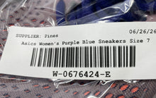 Load image into Gallery viewer, Asics Womens Gel Cumulus 21 1012A468 Purple Blue Lace-Up Sneakers Shoes Size 7