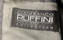 Load image into Gallery viewer, Gianfranco Ruffini Mens Gray Wool Notch Lapel Four-Button Blazer Size 41R