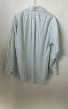 Load image into Gallery viewer, Kirkland Signature Mens White Blue Check Traditional Fit Dress Shirt Size XL