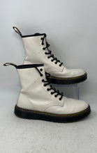 Load image into Gallery viewer, Dr. Martens Unisex Zavala White Leather Lace-Up Ankle Combat Boots Size M 7 W 8