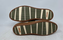 Load image into Gallery viewer, Fossil Mens White Olive Green Brown Leather Lace-Up Sneaker Shoes Size 10.5