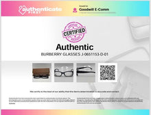 Load image into Gallery viewer, Authentic Burberry Women's Navy Blue Glasses With Case