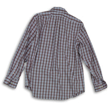 Load image into Gallery viewer, Banana Republic Mens White Red Plaid Cotton Classic Fit Button Up Shirt Size L/G