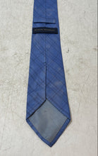 Load image into Gallery viewer, Banana Republic Mens Blue Plaid Print Keeper Loop Adjustable Pointed Tie