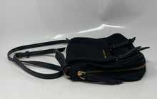 Load image into Gallery viewer, Authentic Marc Jacobs Womens Black Adjustable Strap Lined Crossbody Bag Stained
