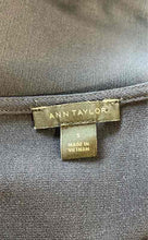 Load image into Gallery viewer, Ann Taylor Womens Navy Blue Long Sleeve Round Neck Blouse Top Size Small