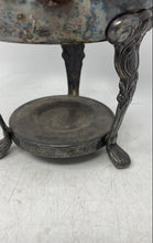 Load image into Gallery viewer, Vintage Silver-Tone Metal Footed Coffee Carafe Warming Stand Collectible