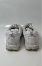 Load image into Gallery viewer, Fila Womens Disruptor 2 Premium 5VF80170-100 White Leather Running Shoes Sz 8.5
