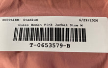 Load image into Gallery viewer, Guess Womens Pink Long Sleeve Full-Zip Hooded Windbreaker Jacket Size M