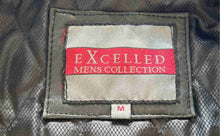 Load image into Gallery viewer, Excelled Mens Collection Black Long Sleeve Pockets Full Zip Jacket Size Medium