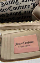 Load image into Gallery viewer, Juicy Couture Womens Beige Monogram Print State Of My Heart Zip-Around Wallet