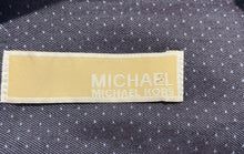 Load image into Gallery viewer, Michael Kors Mens Blue Printed Slim Fit Collared Dress Shirt Size 16.5 32/33 L