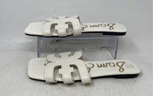 Load image into Gallery viewer, Sam Edelman Womens Bay White Open Toe Slip-On Slide Sandals Size EU 43