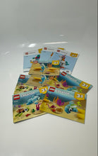 Load image into Gallery viewer, Lot Of 9 Pcs Assorted Lego Creator 3-In-1 Building Instruction Manuals Booklets