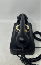 Load image into Gallery viewer, PF Product Black Corded Rotary Style Push-Button Dial Grand Wall Phone Untested