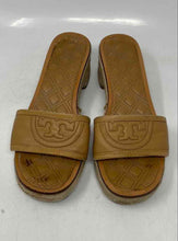 Load image into Gallery viewer, Authentic Tory Burch Womens Fleming Beige Espadrille Slide Sandals Size 8 M