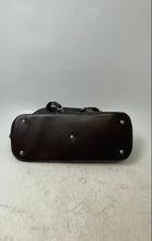 Load image into Gallery viewer, Unbranded Womens Brown Leather Embossed Inner Pocket Double Strap Shoulder Bag