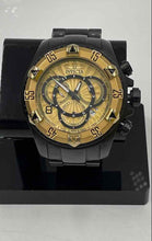 Load image into Gallery viewer, Authentic Invicta Men's Gold-Tone Black Watch With Box