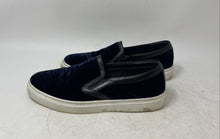 Load image into Gallery viewer, M. Gemi Womens White Navy Blue Low Top Slip-On Sneaker Shoes Size EUR 38